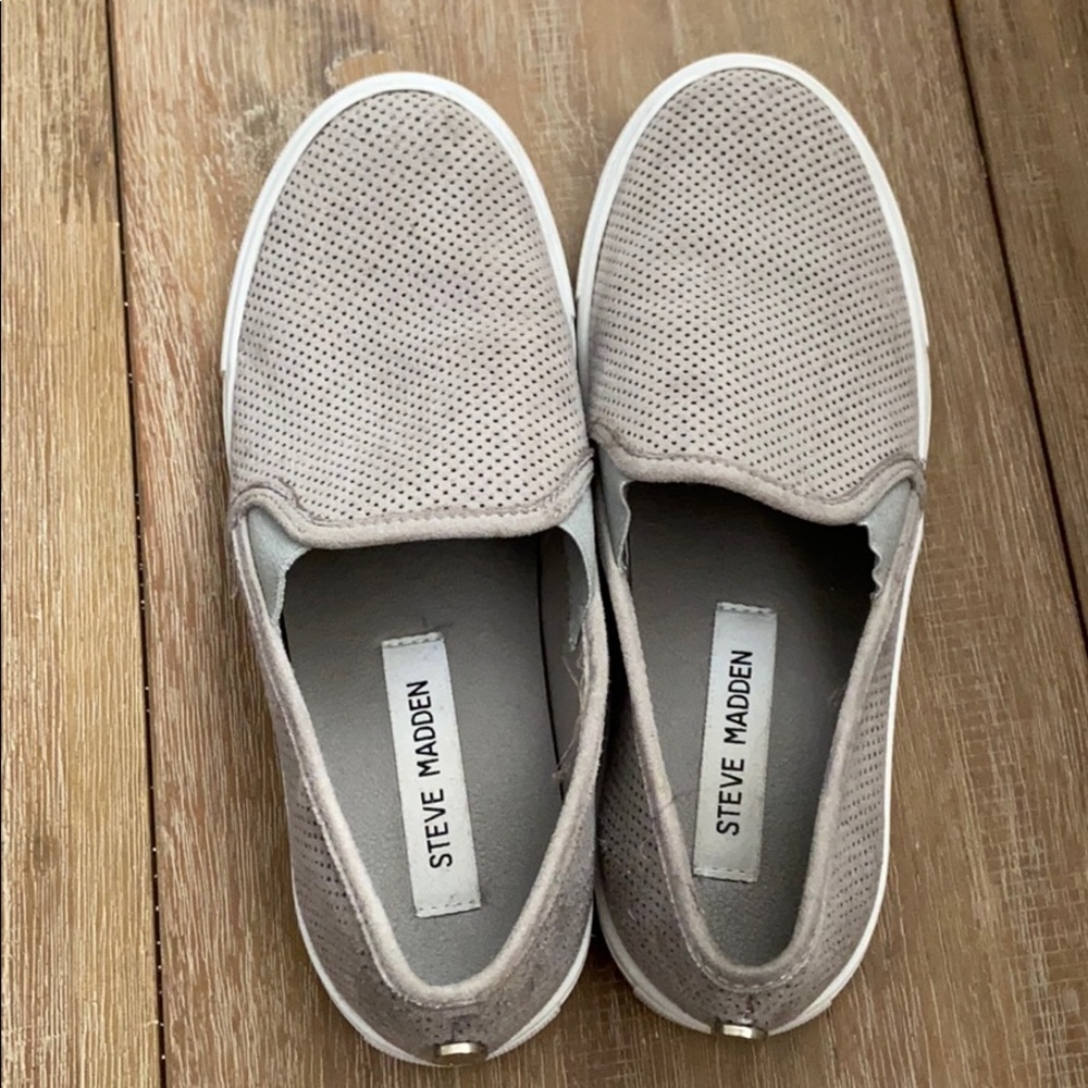 Gray slip on